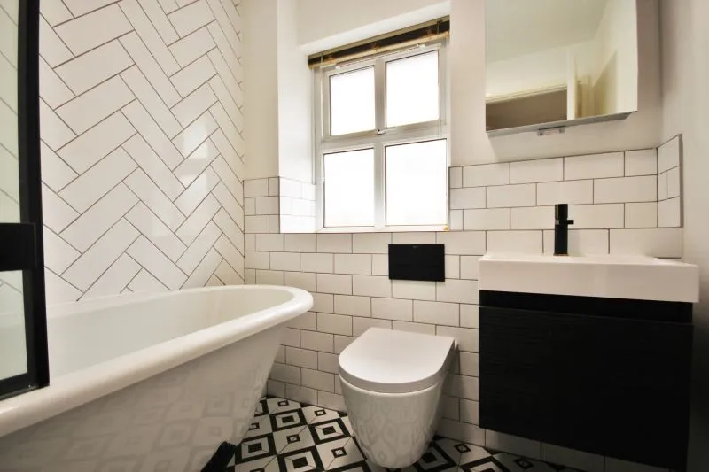 bathroom in house in Chichester road south, Manchester