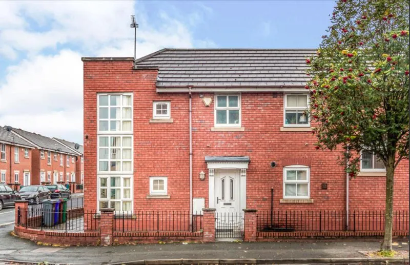 front of house in cichester road south, manchester